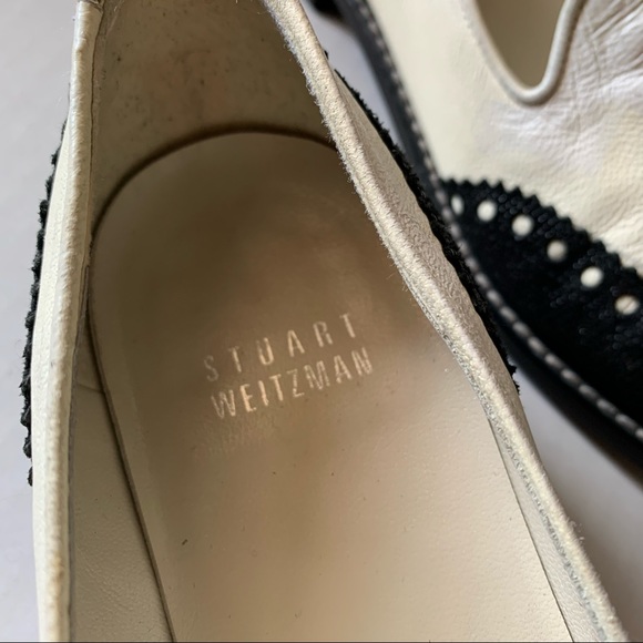 STUART WEITZMAN Wingtip Tassel Loafers Sz 5.5M - Picture 6 of 10